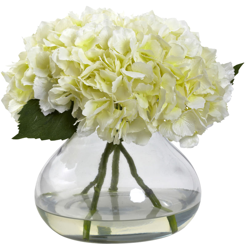 Blooming Hydrangea with Vase Blue - BlueJay Avenue