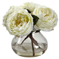 Fancy Artificial Rose Arrangement with Vase - BlueJay Avenue