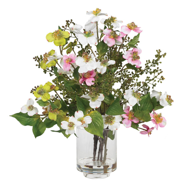 Dogwood Silk Flower Arrangement - BlueJay Avenue