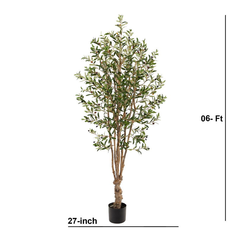 5' Olive Artificial Tree - BlueJay Avenue