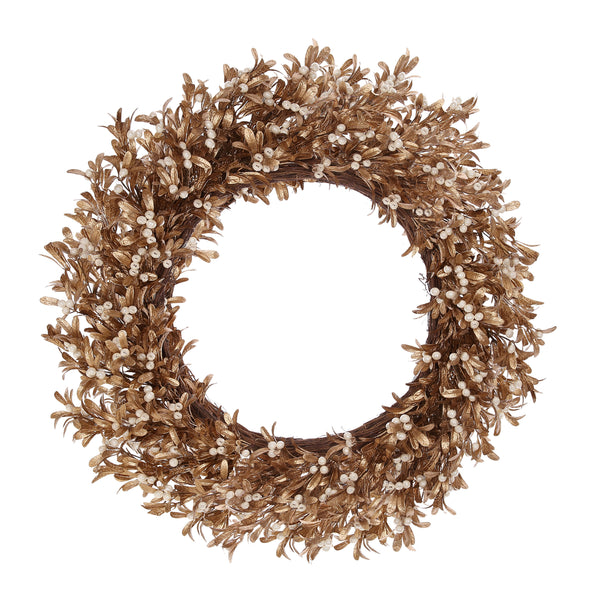 Pearl Mistletoe Christmas Front Door Wreath 30'', Set of 4 - BlueJay Avenue