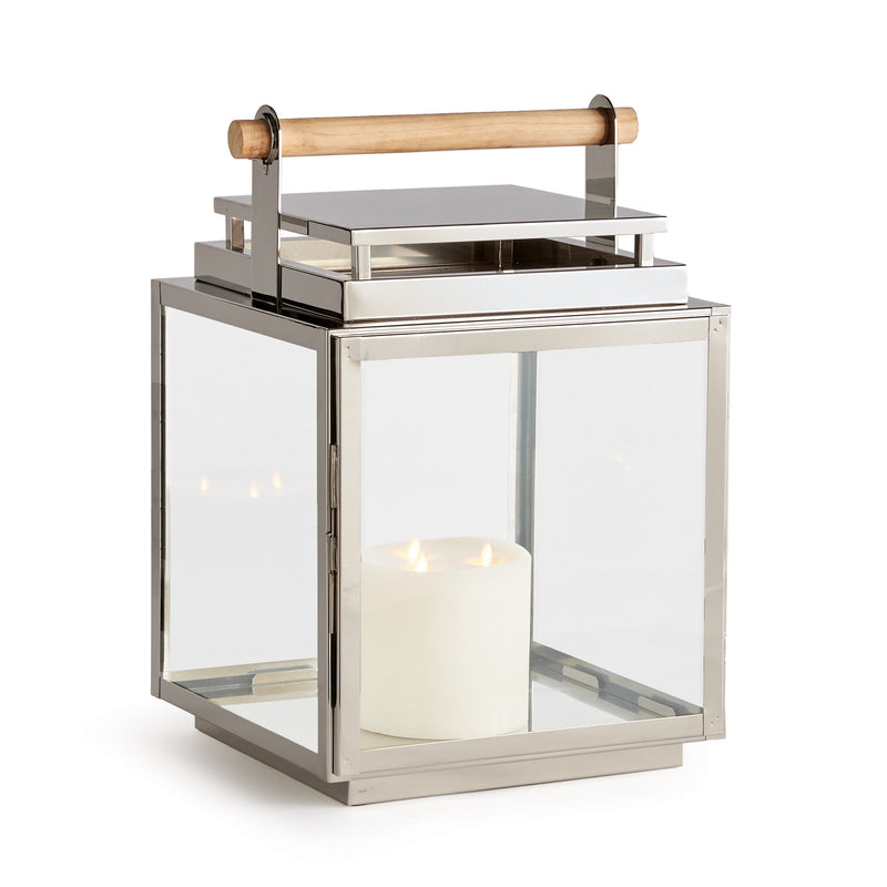 Adwin Outdoor Lantern, Silver - BlueJay Avenue