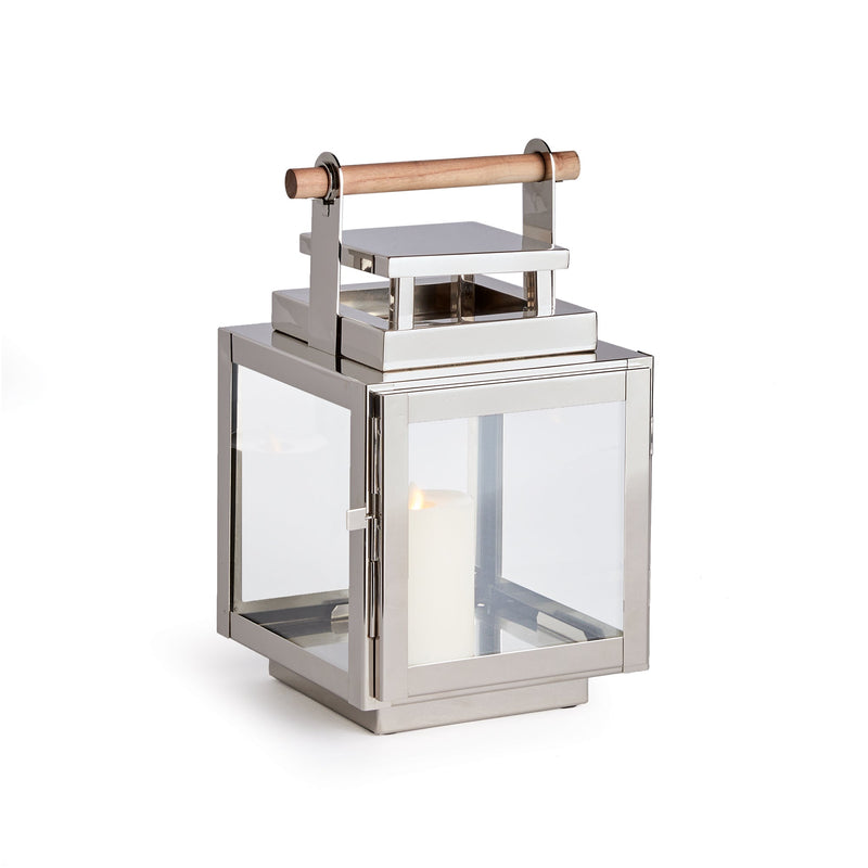 Adwin Outdoor Lantern, Silver - BlueJay Avenue