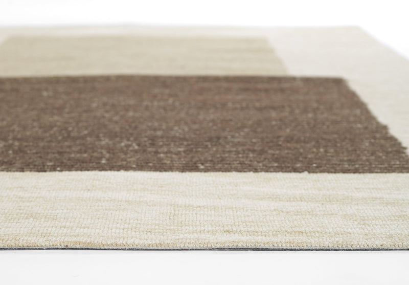 Alistar Brown Hand Tufted Wool Rug - BlueJay Avenue