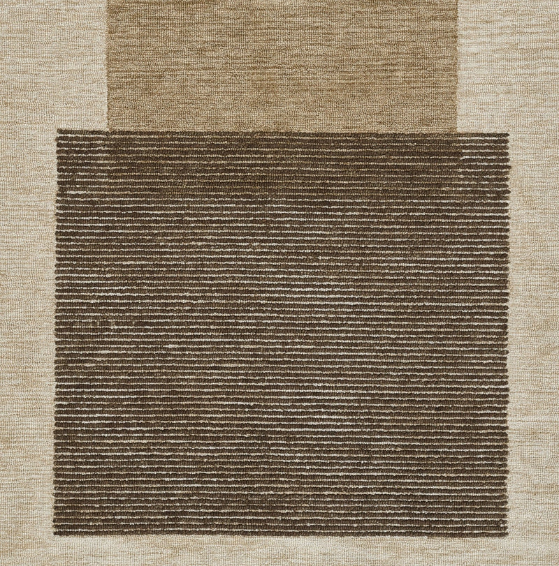 Alistar Brown Hand Tufted Wool Rug - BlueJay Avenue