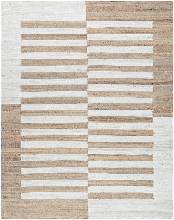 Alva Hand Woven Beige Jute Rug - BlueJay Avenue