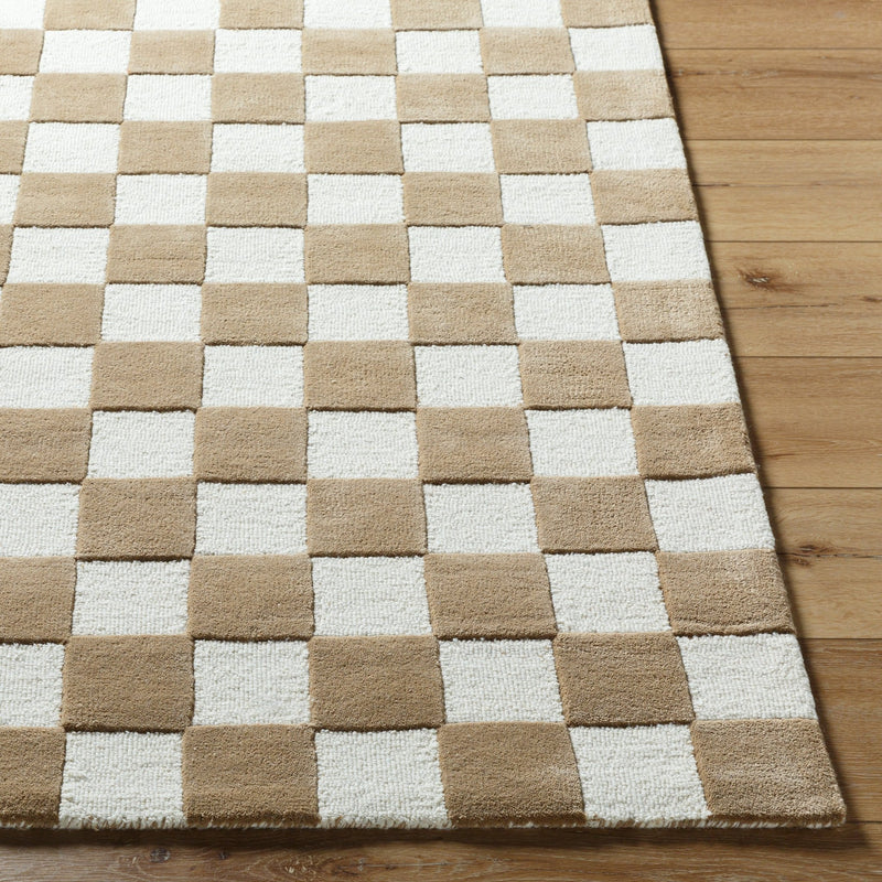 Amelia Hand Tufted Wool Checkered Rug - BlueJay Avenue