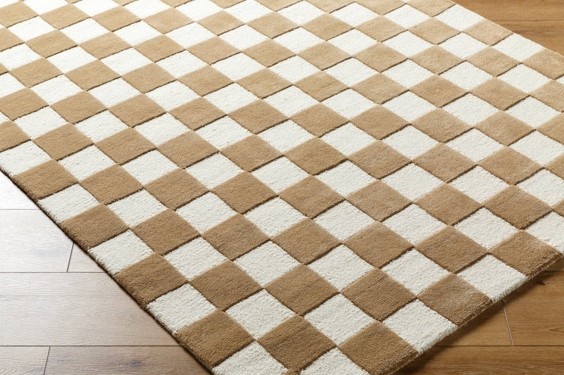 Amelia Hand Tufted Wool Checkered Rug - BlueJay Avenue