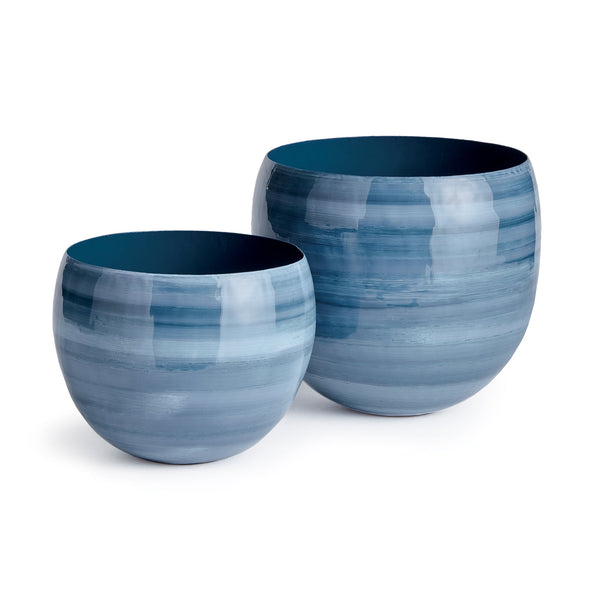 Andrey Cachepots, Set of 2 - BlueJay Avenue