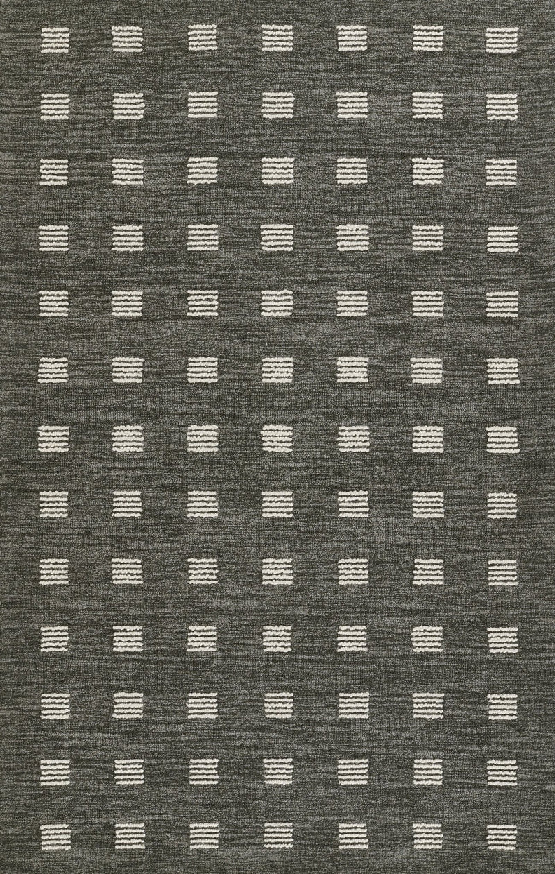 Archer Hand Tufted Grey Wool Area Rug - BlueJay Avenue