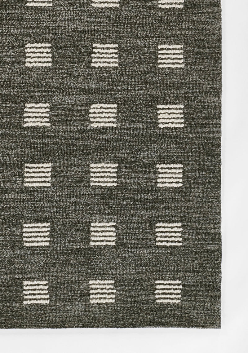 Archer Hand Tufted Grey Wool Area Rug - BlueJay Avenue