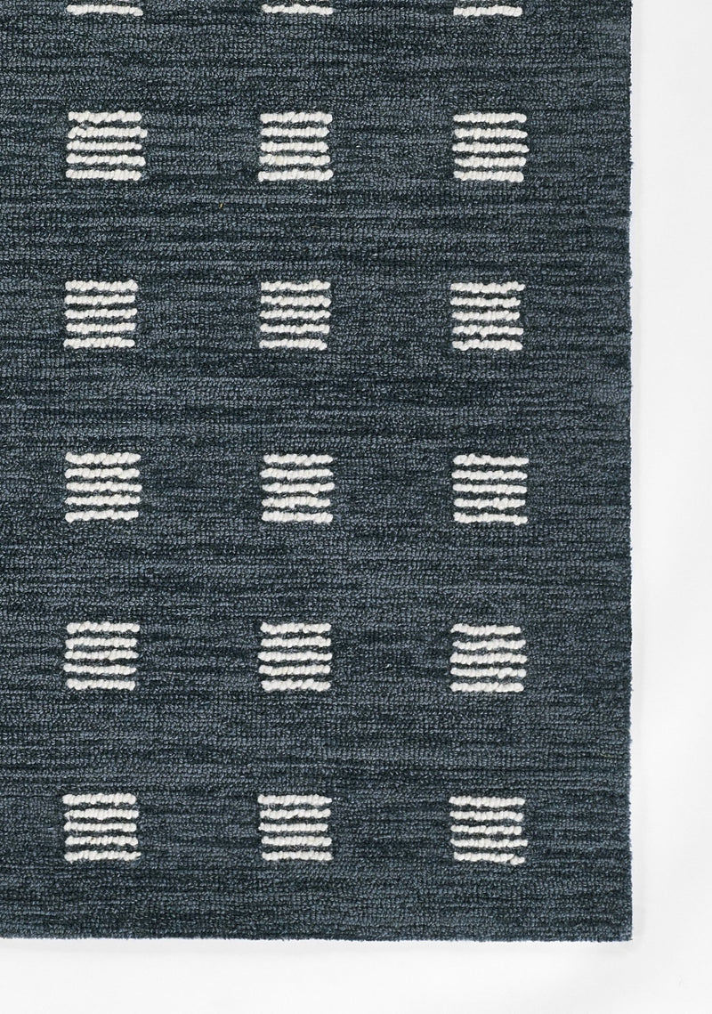 Archer Hand Tufted Wool Blue Area Rug - BlueJay Avenue