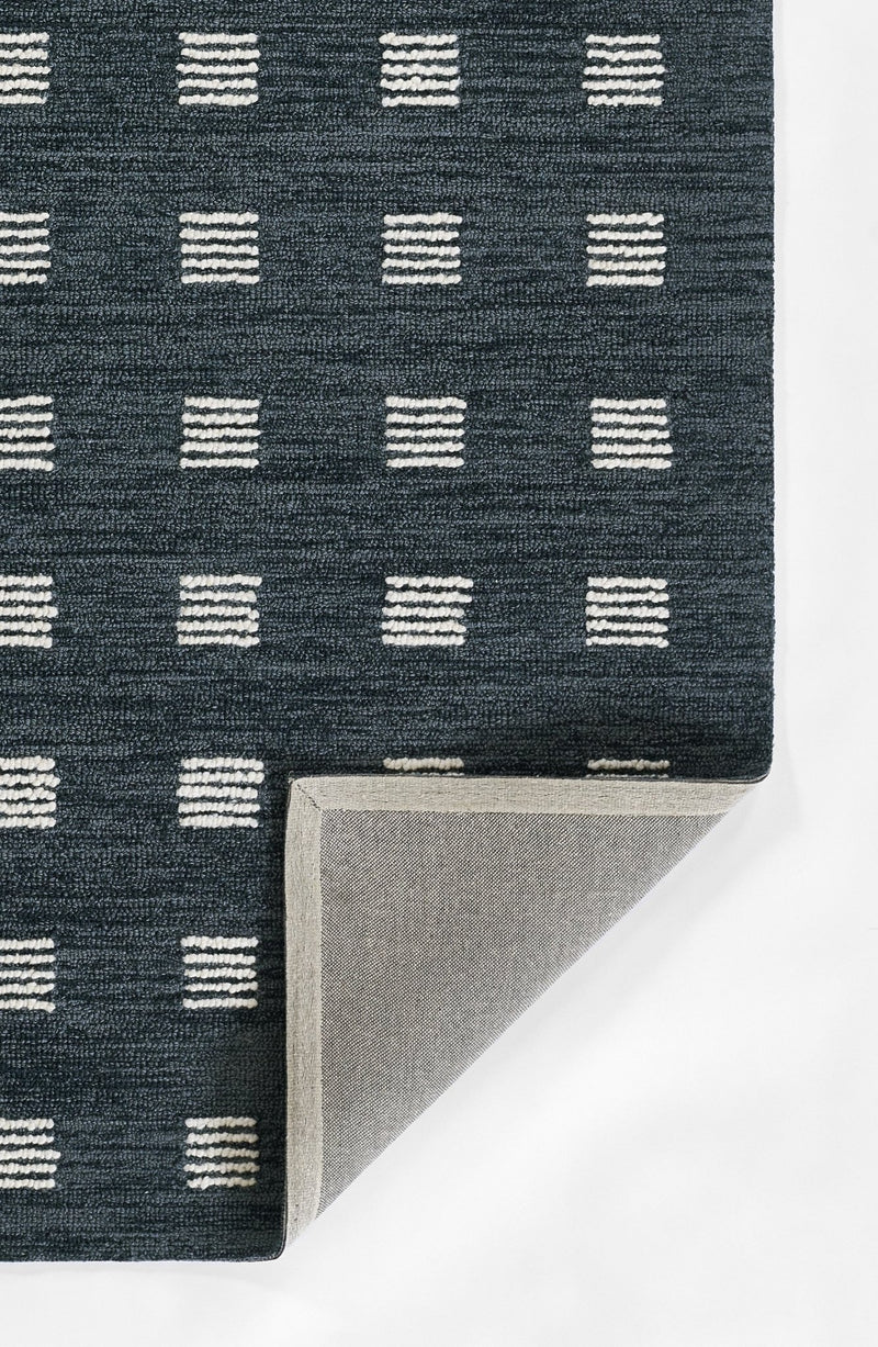 Archer Hand Tufted Wool Blue Area Rug - BlueJay Avenue