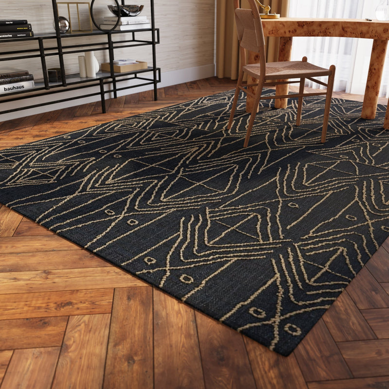 Argan Baudin Blue Area Rug - BlueJay Avenue