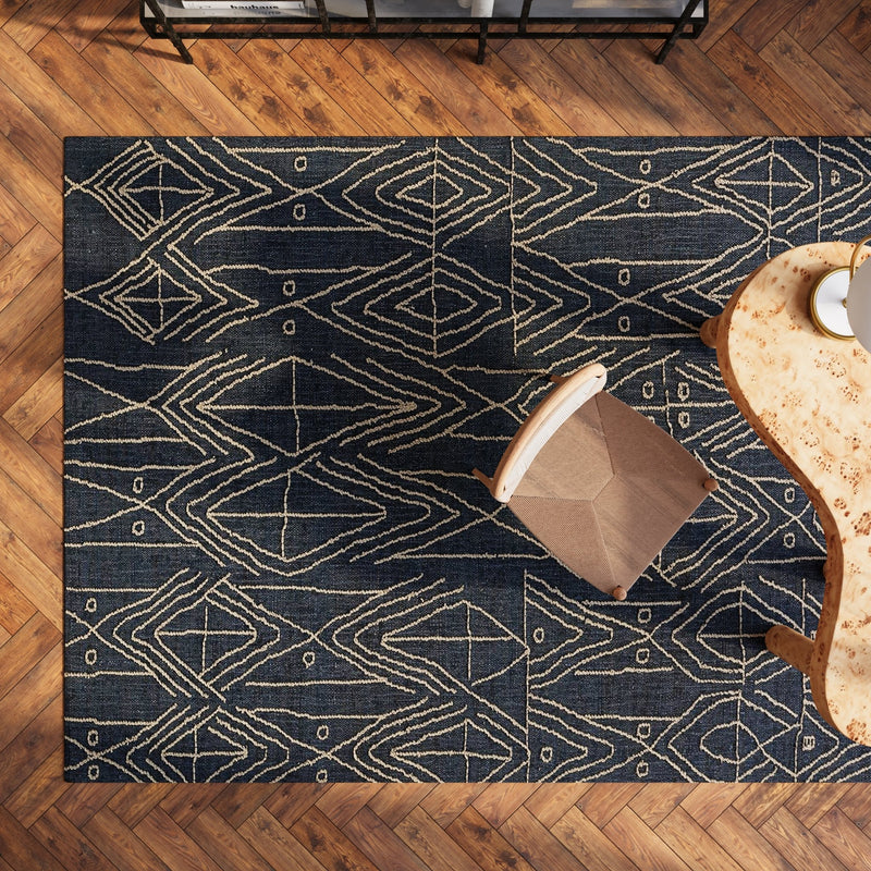 Argan Baudin Blue Area Rug - BlueJay Avenue