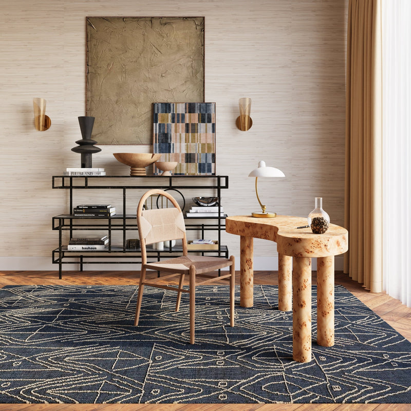 Argan Baudin Blue Area Rug - BlueJay Avenue