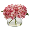 Blooming Hydrangea with Vase Blue - BlueJay Avenue