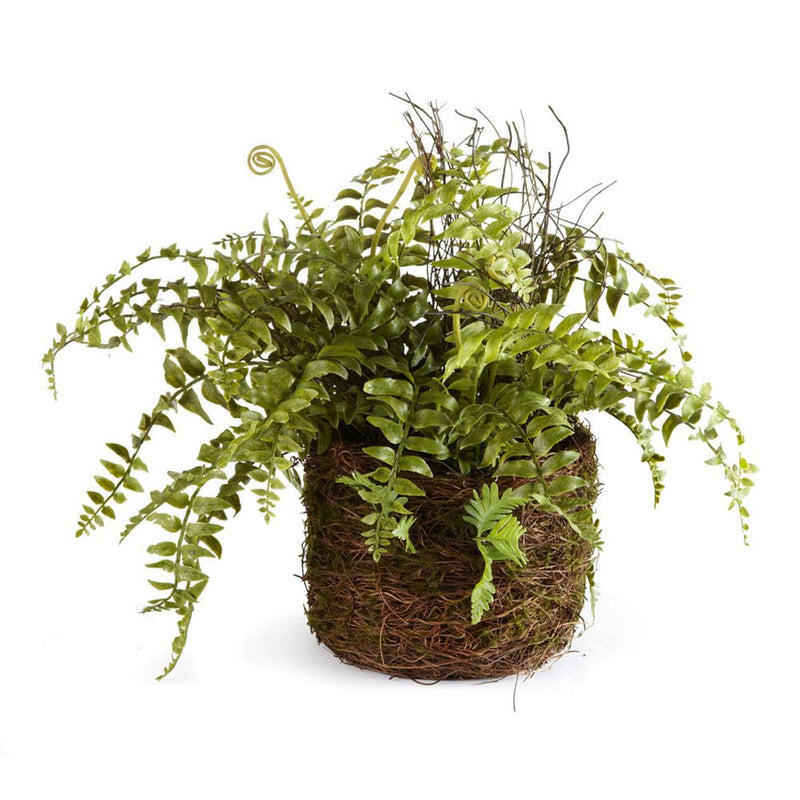 Artificial Boston Fern Rustic Drop - In 12" - BlueJay Avenue