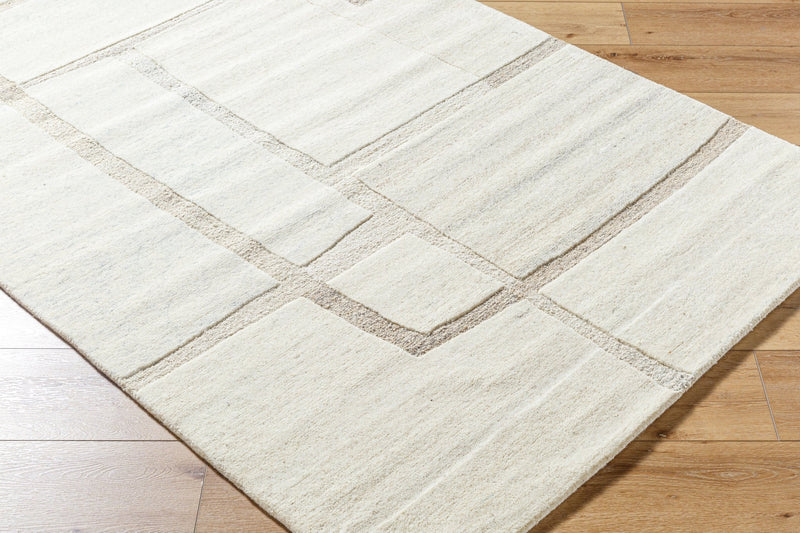 Augusta Ivory Hand Tufted Wool Rug - BlueJay Avenue