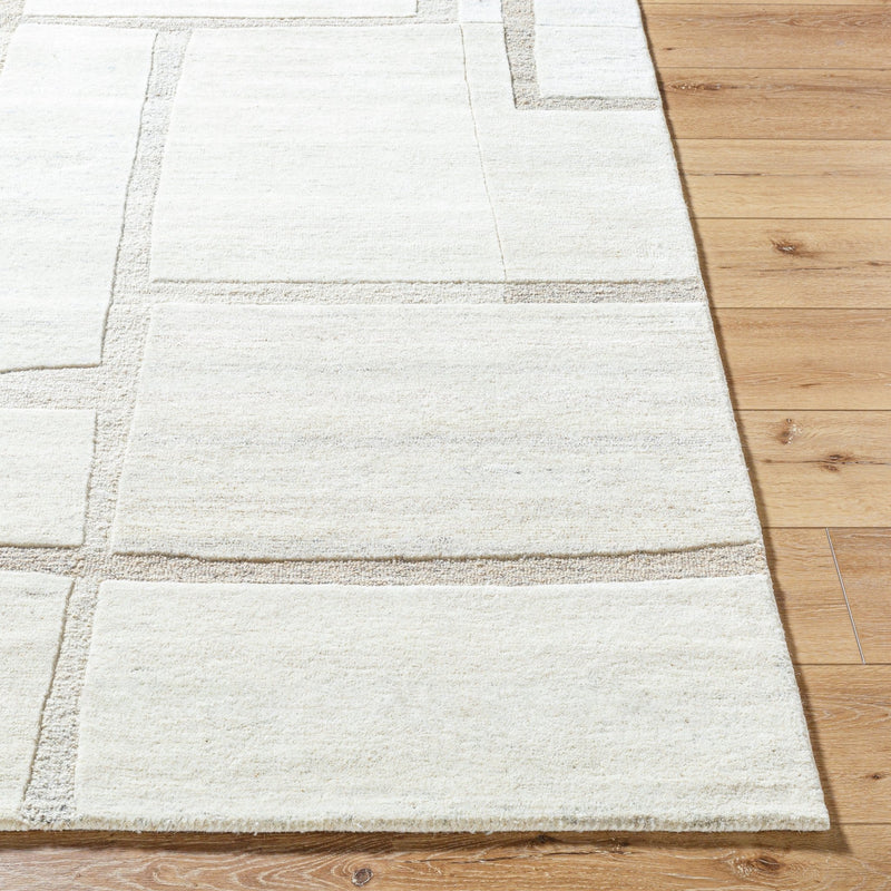 Augusta Ivory Hand Tufted Wool Rug - BlueJay Avenue