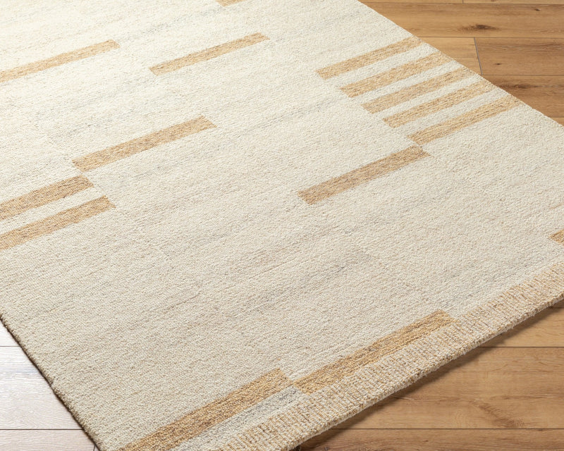 Becki Owen x Livabliss Chester Handmade Wool Beige Rug - BlueJay Avenue