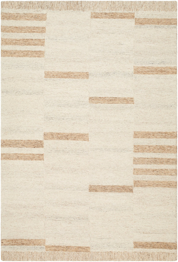 Becki Owen x Livabliss Chester Handmade Wool Beige Rug - BlueJay Avenue