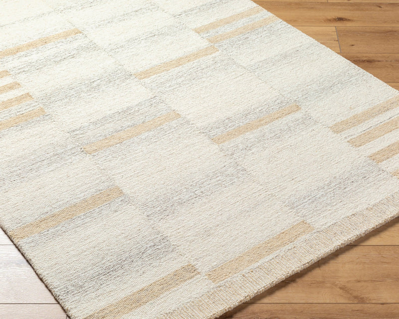 Becki Owen x Livabliss Max Handmade Wool Beige Rug - BlueJay Avenue