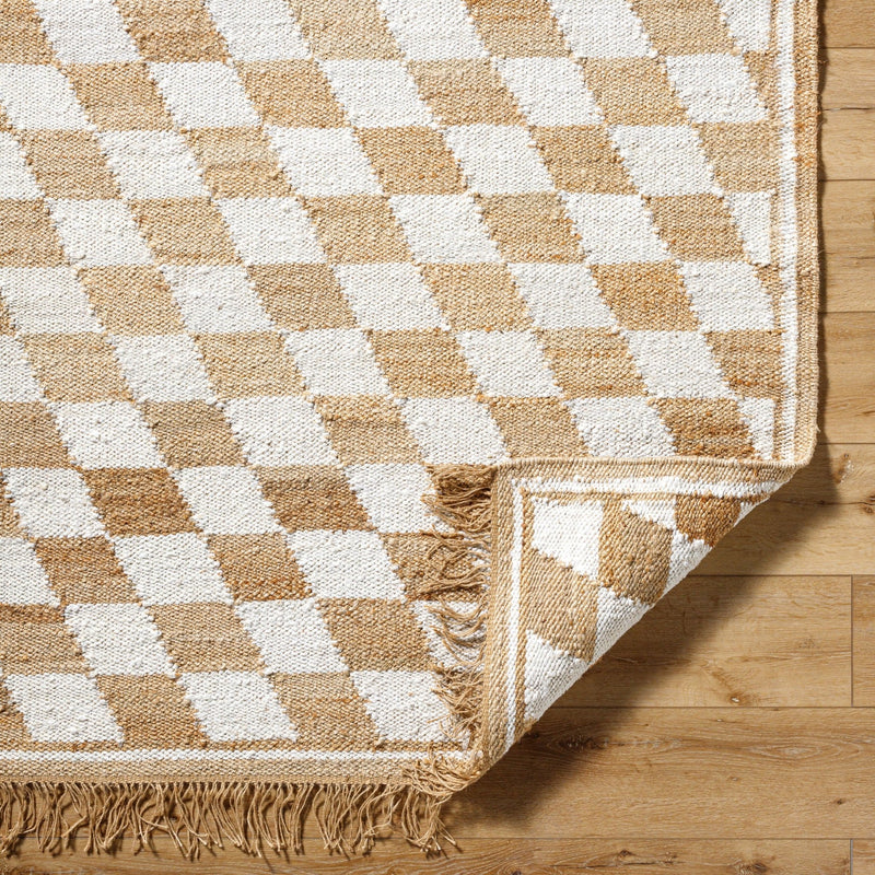 Becki Owens x Livabliss Kamey Jute Checkered Rug - BlueJay Avenue