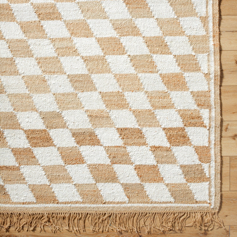 Becki Owens x Livabliss Kamey Jute Checkered Rug - BlueJay Avenue