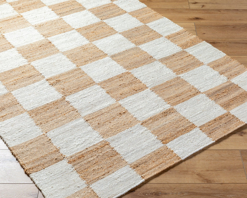 Becki Owens x Livabliss Usher Jute Checkered Rug - BlueJay Avenue