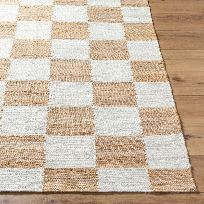 Becki Owens x Livabliss Usher Jute Checkered Rug - BlueJay Avenue