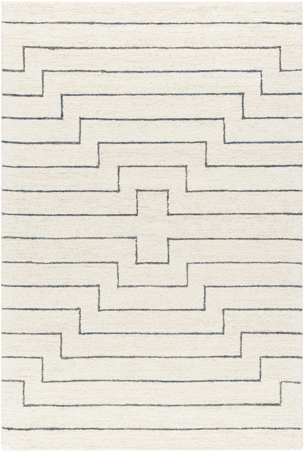 Boudin Cream Wool Rug - BlueJay Avenue