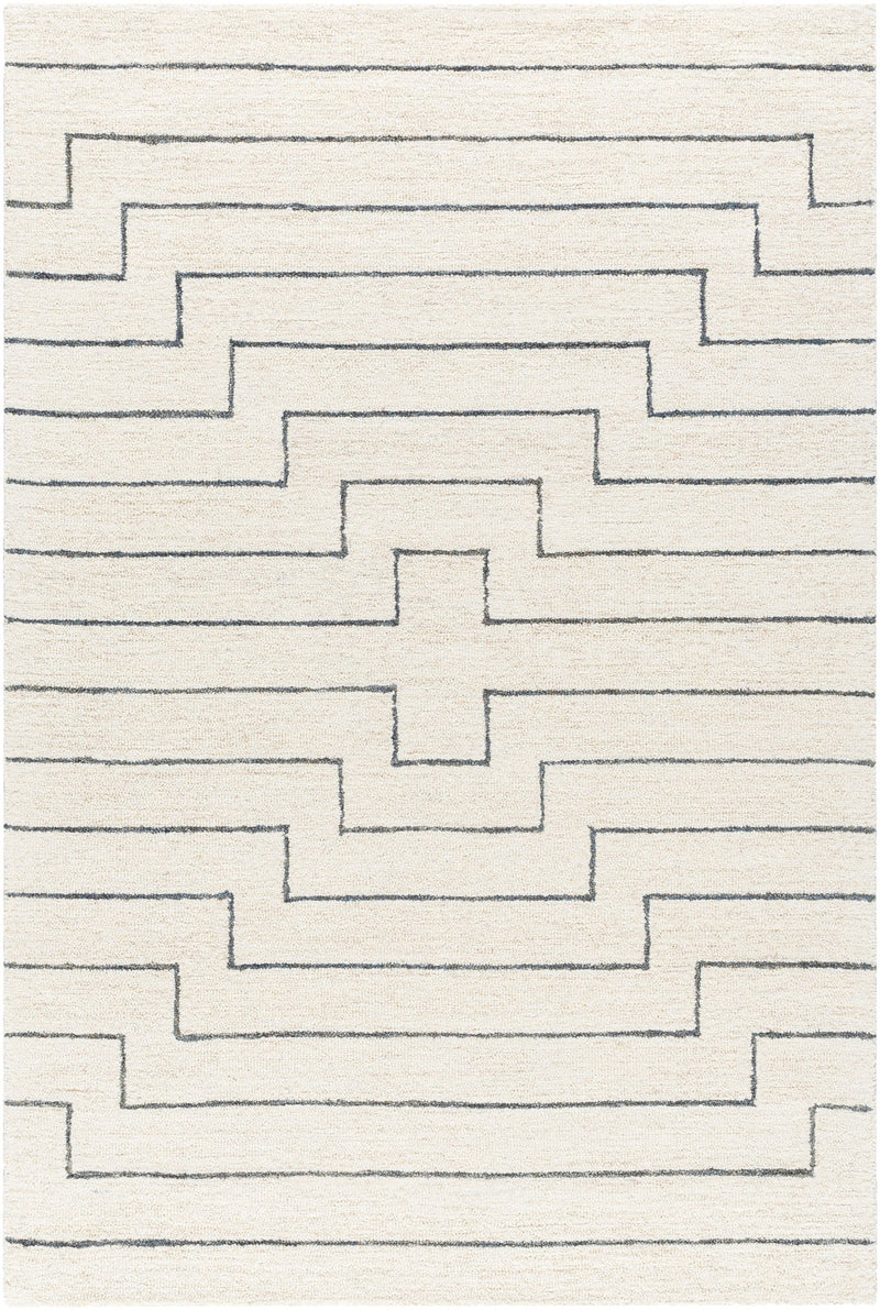 Boudin Cream Wool Rug - BlueJay Avenue