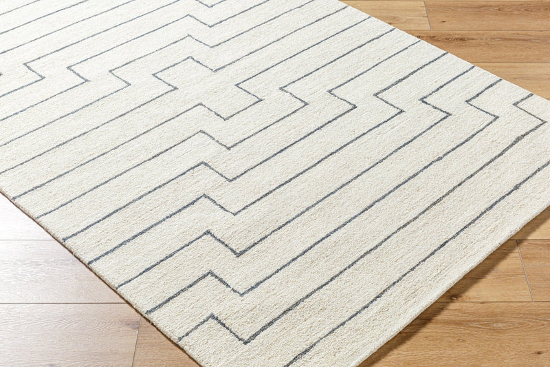 Boudin Cream Wool Rug - BlueJay Avenue