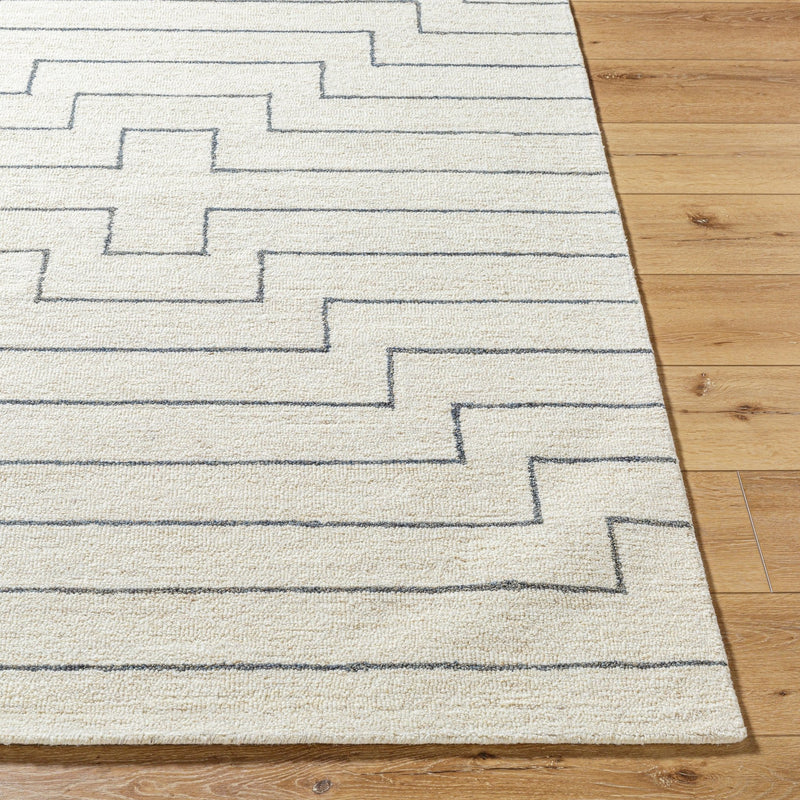 Boudin Cream Wool Rug - BlueJay Avenue