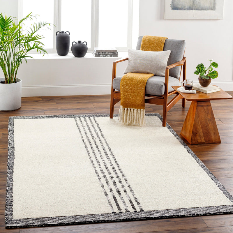 Brook Cream Hand Tufted Wool Rug - BlueJay Avenue