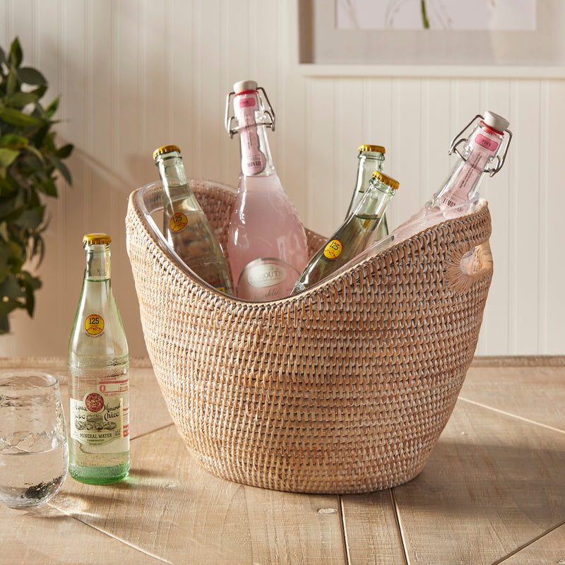 Burma Rattan Beverage Tub - BlueJay Avenue