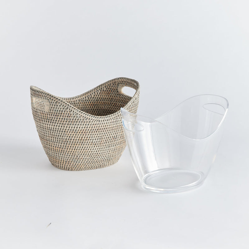 Burma Rattan Beverage Tub - BlueJay Avenue