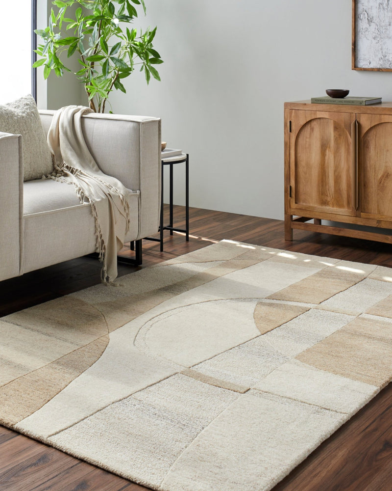 Cabana Hand Tufted Wool Beige Rug - BlueJay Avenue