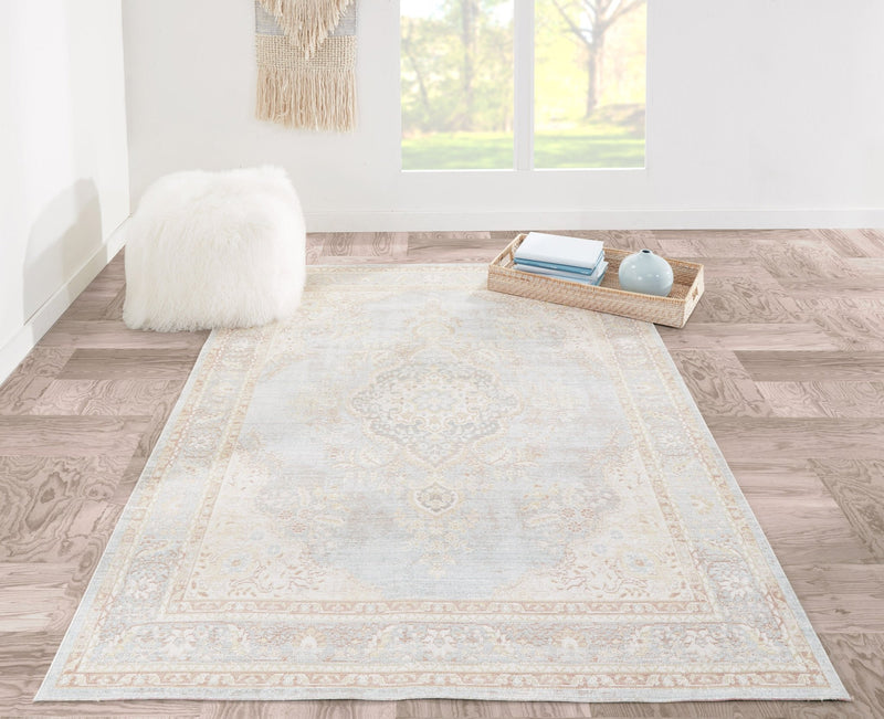 Callihan Blue Area Rug - BlueJay Avenue