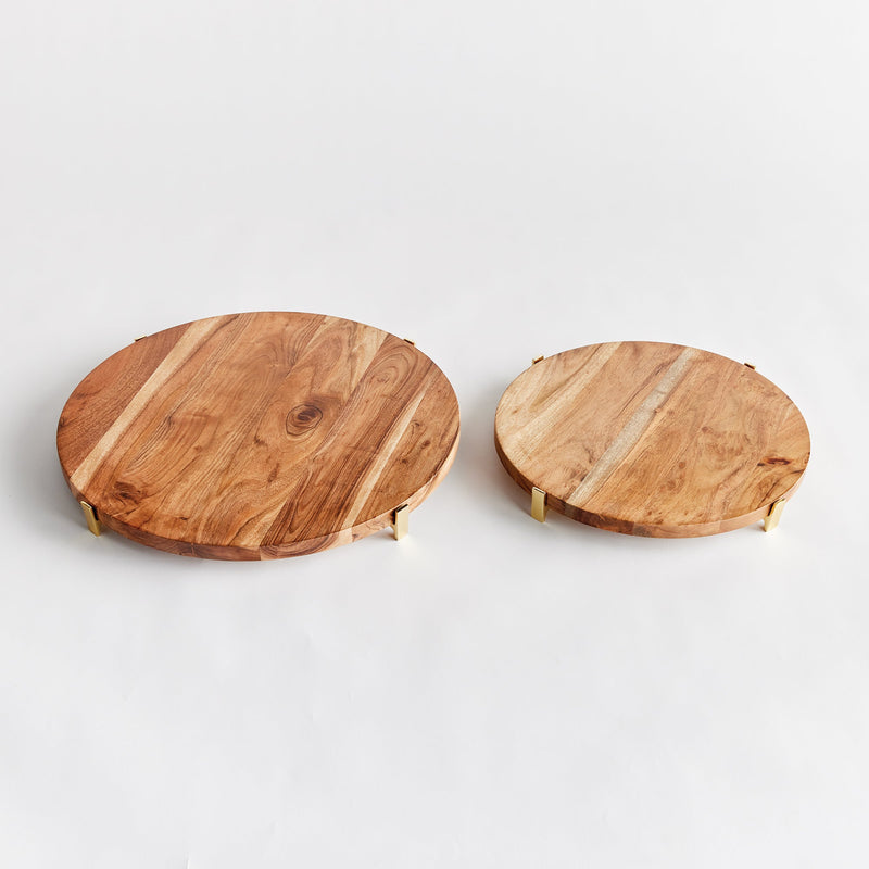 Cherie Round Serving Boards, Set Of 2 - BlueJay Avenue