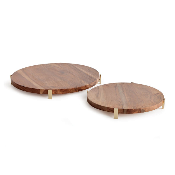 Cherie Round Serving Boards, Set Of 2 - BlueJay Avenue