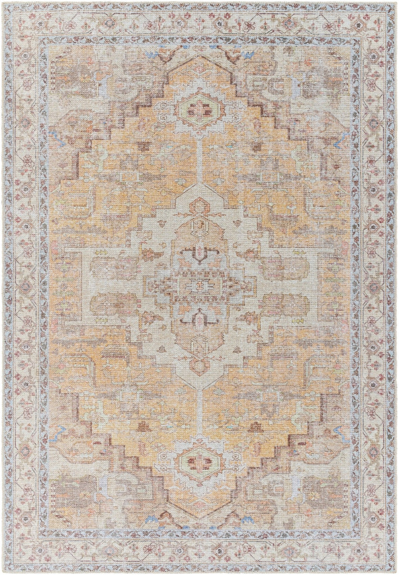 Chloris Washable Rug, Tan - BlueJay Avenue