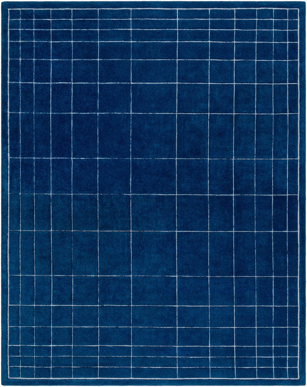 Corbett Hand Tufted Wool Blue Area Rug - BlueJay Avenue