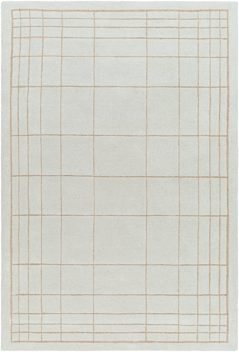 Corbett Hand Tufted Wool Cream Rug - BlueJay Avenue