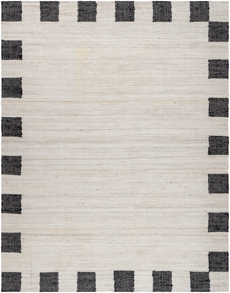 Diane Jute Natural Black Rug - BlueJay Avenue