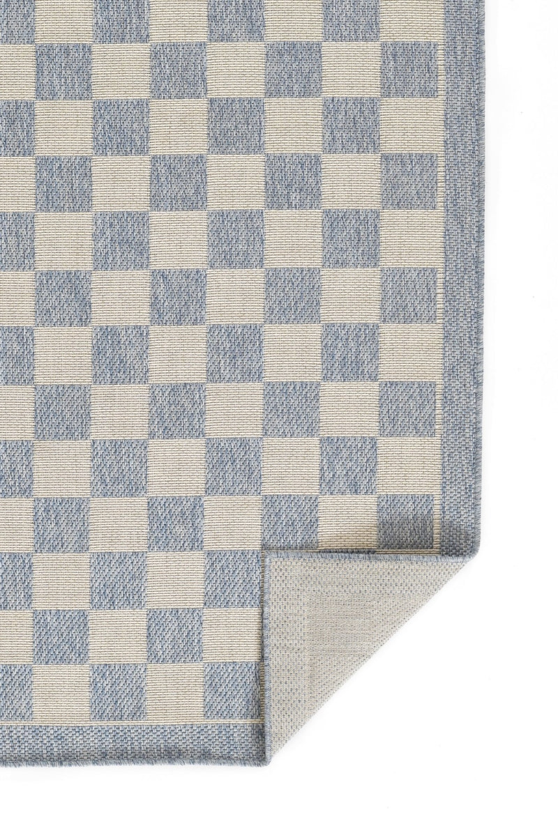 Erin Gates by Momeni Saybrook Check Blue Area Rug - BlueJay Avenue