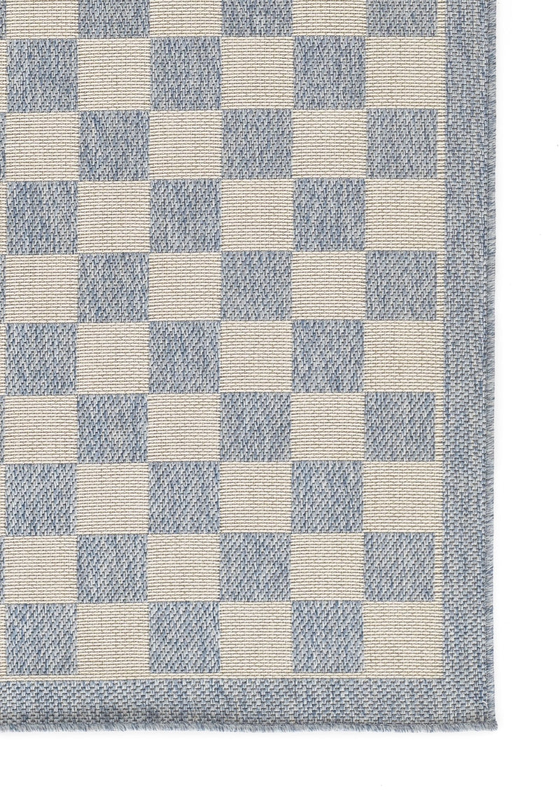 Erin Gates by Momeni Saybrook Check Blue Area Rug - BlueJay Avenue