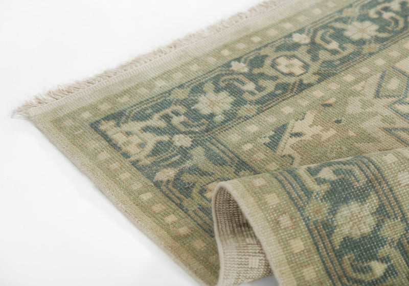 Erin Gates Concord Green Hand Knotted Wool Area Rug - BlueJay Avenue