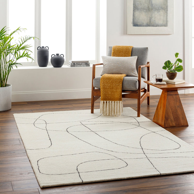 Granada Hand Tufted Cream Rug - BlueJay Avenue